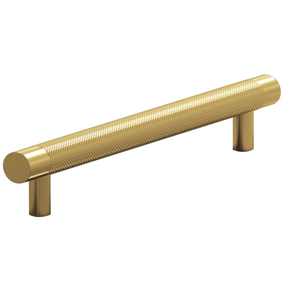 10" Centers Appliance/Oversized Pull Hand Finished in Unlacquered Satin Brass