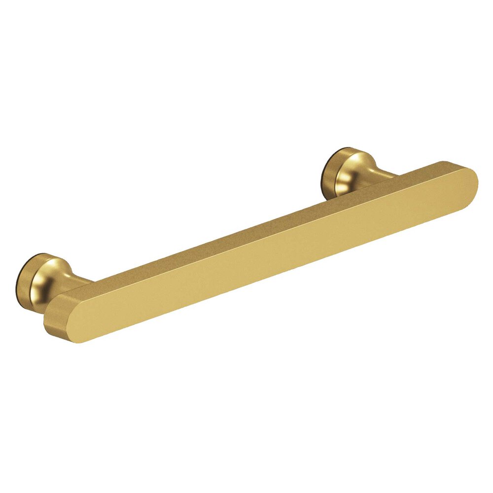 3 1/2" Centers Pull in Unlacquered Satin Brass