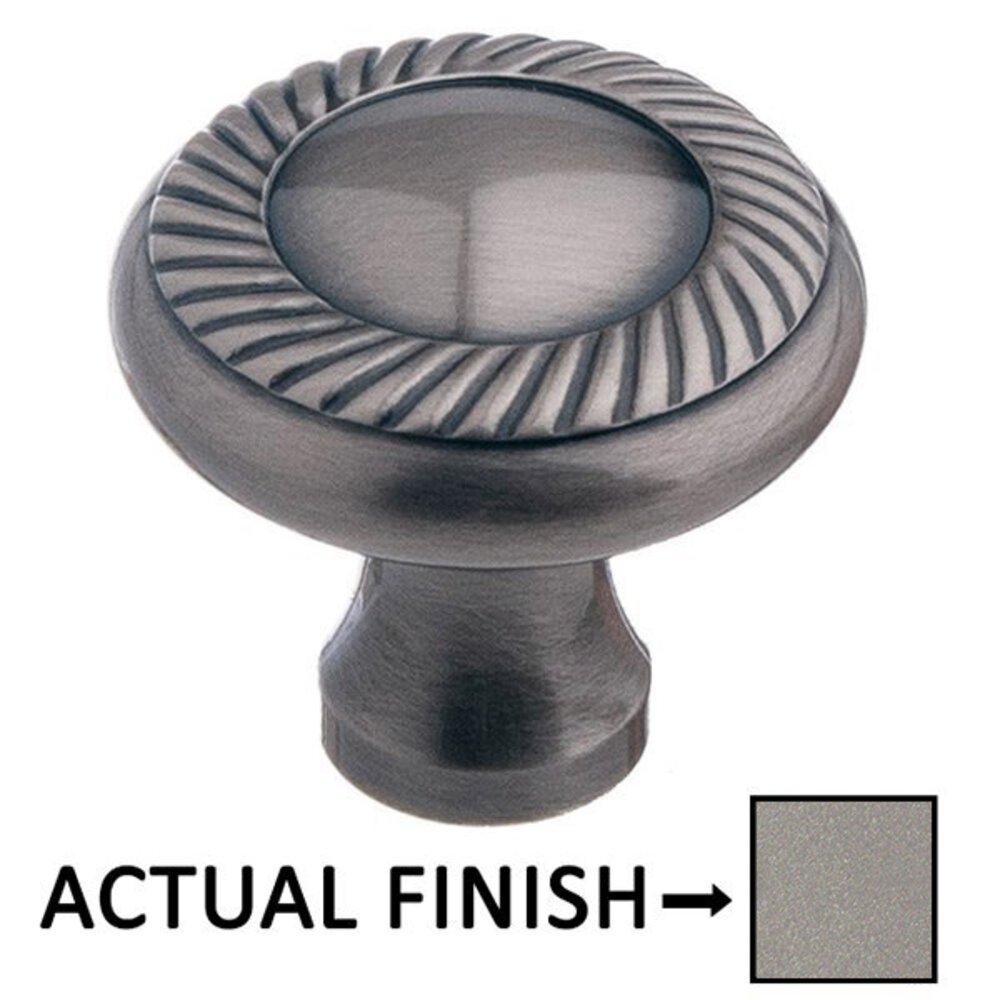 1 1/4" Rope Knob in Frost Nickel