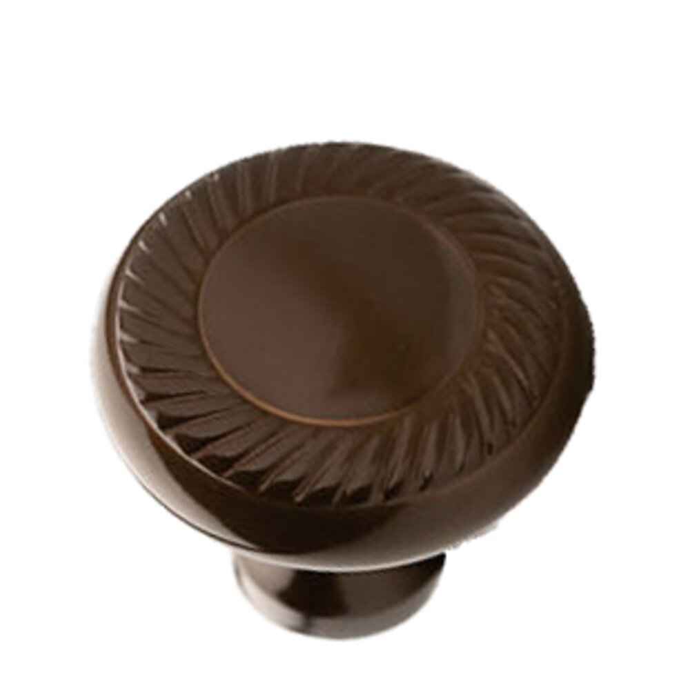 1 1/2" Rope Knob in Unlacquered Oil Rubbed Bronze