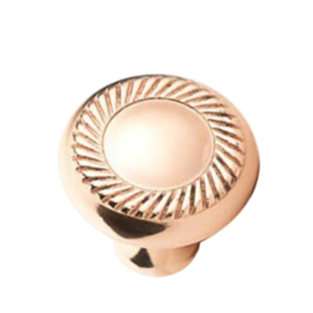1 1/2" Rope Knob in Polished Bronze
