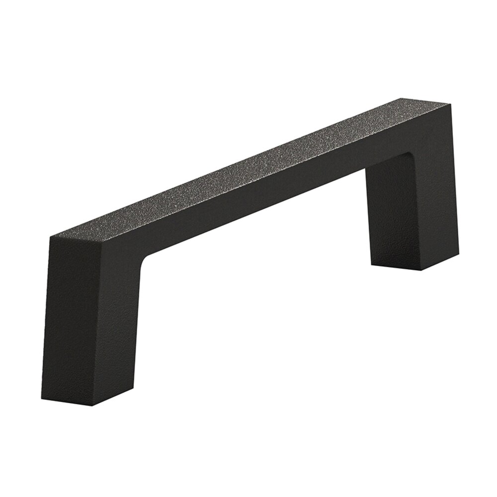3" Centers Cabinet Pull Hand Finished in Frost Black