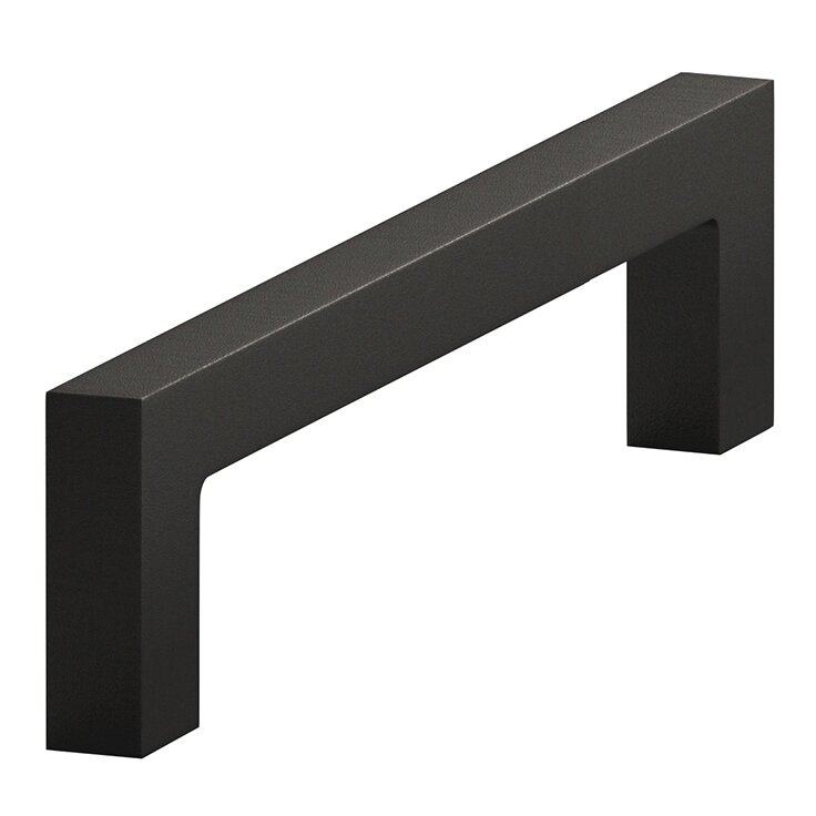 2" Centers Cabinet Pull Hand Finished in Frost Black