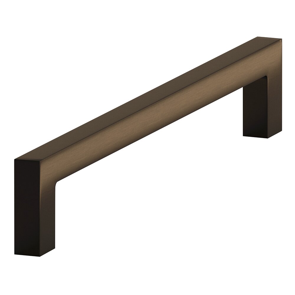5" Centers Cabinet Pull Hand Finished in Unlacquered Oil Rubbed Bronze