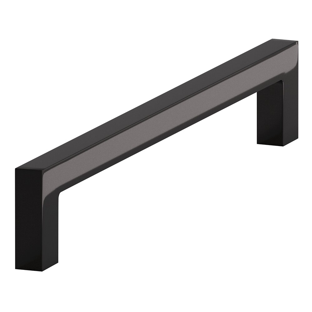 5" Centers Cabinet Pull Hand Finished in Satin Black