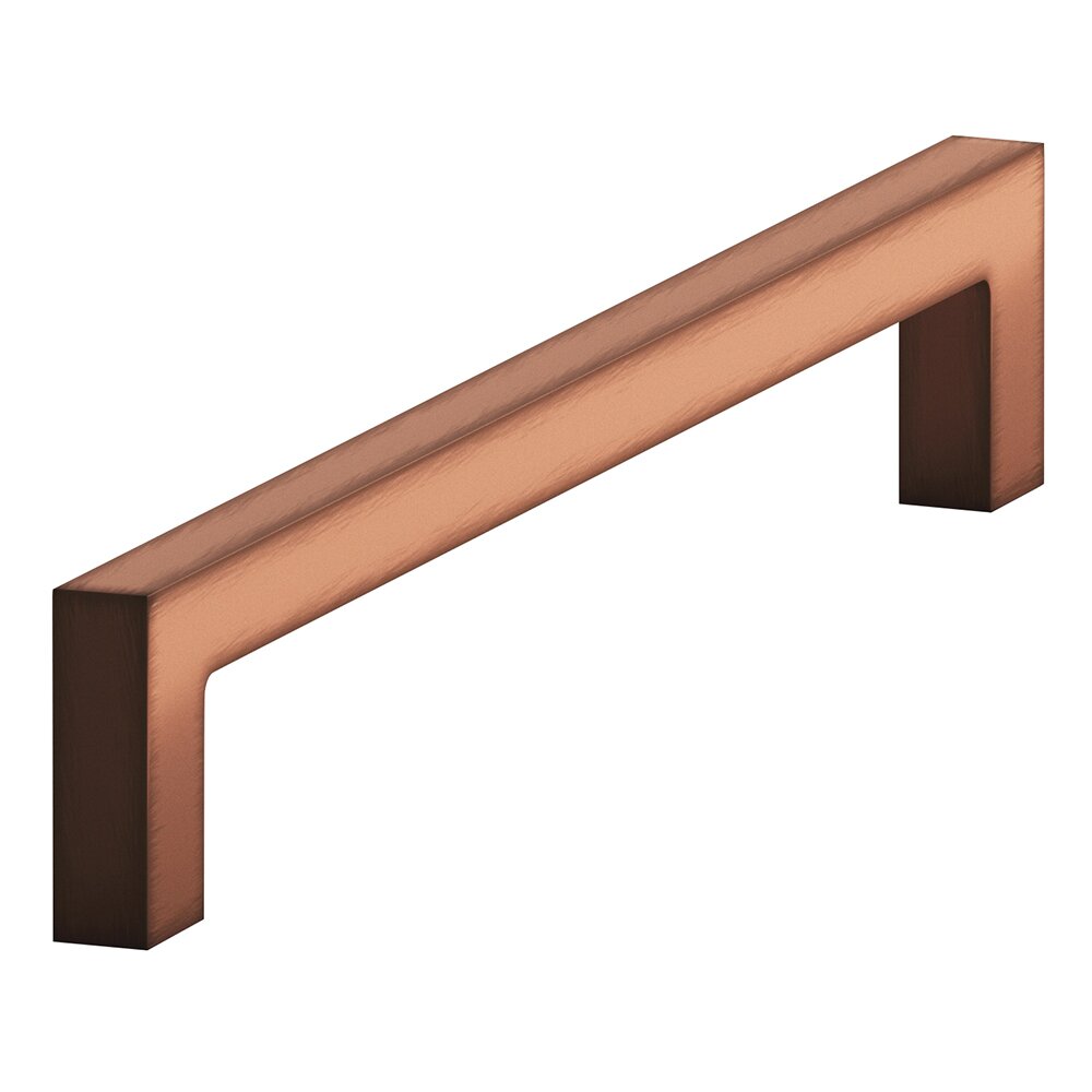 5" Centers Cabinet Pull Hand Finished in Matte Antique Copper