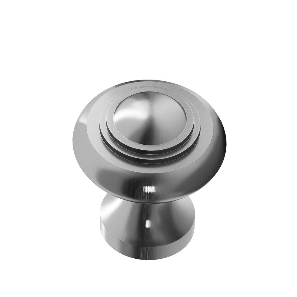 1 3/16" Diameter Small Button Knob in Satin Graphite