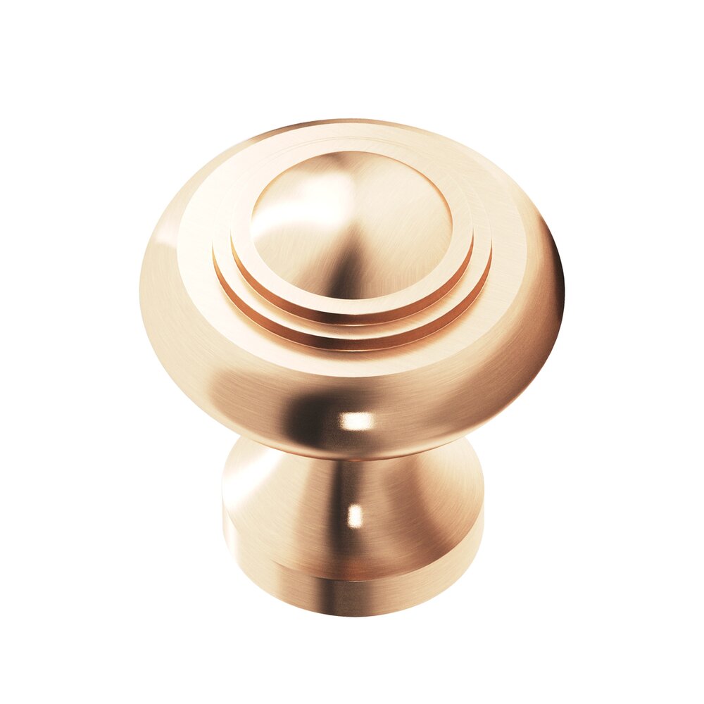 1 1/2" Diameter Large Button Knob in Satin Bronze