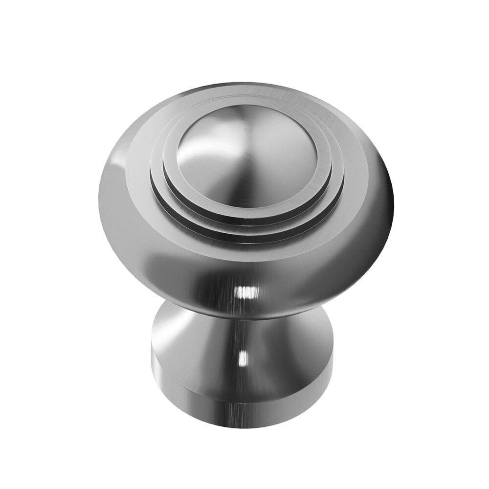 1 1/2" Diameter Large Button Knob in Satin Graphite
