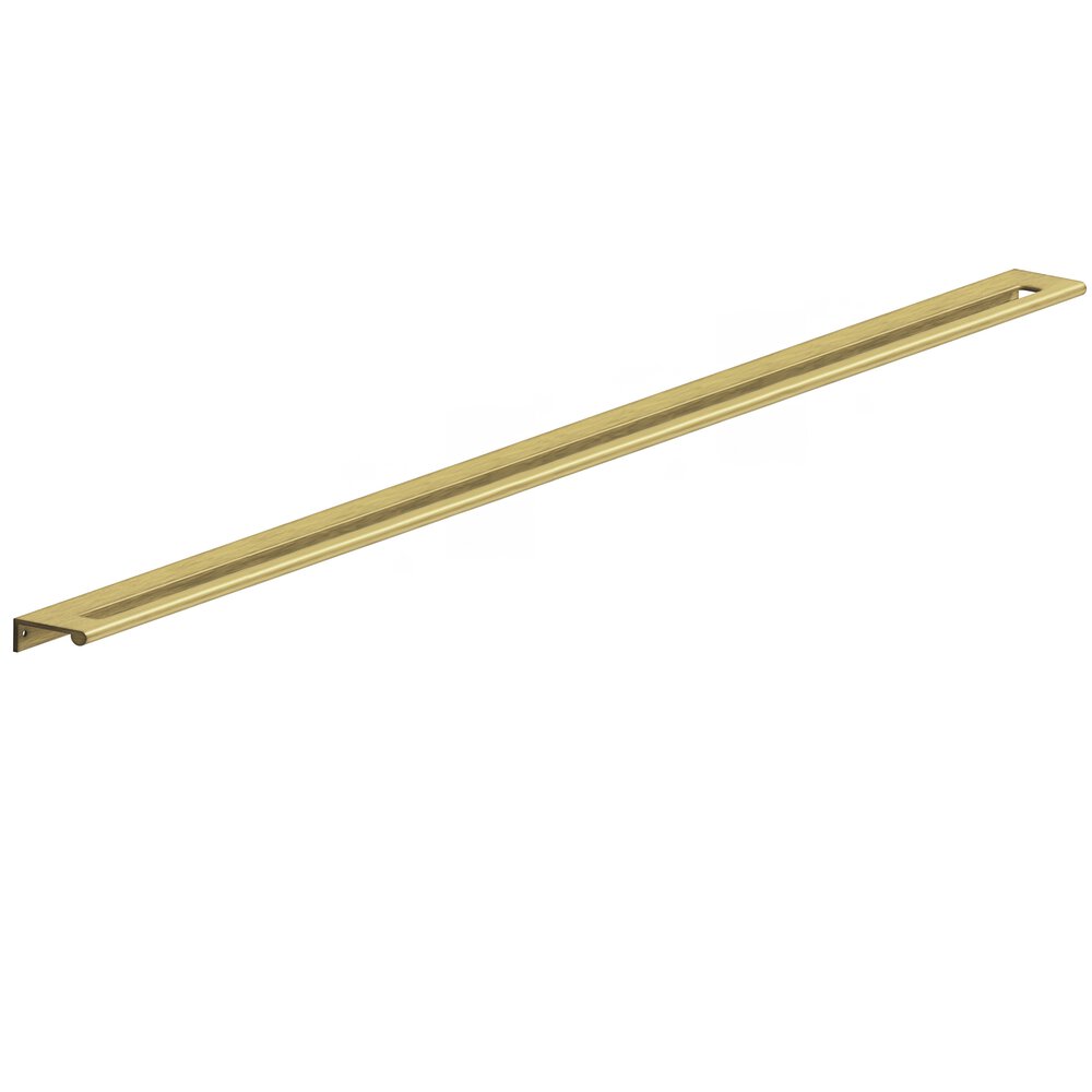 28" Centers 30" Overall Edge Pull With Fully-Rounded Lip And Center Coutout In Matte Antique Satin Brass