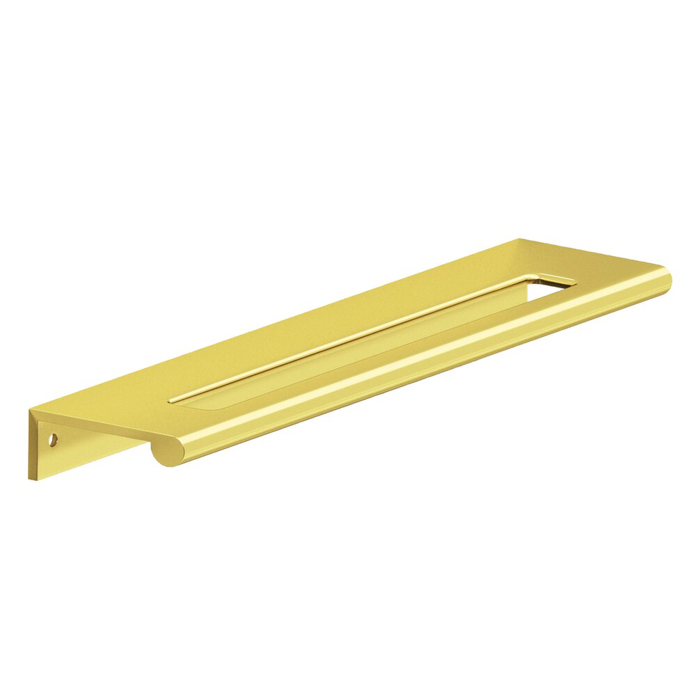 6" Centers Edge Pull With Fully-Rounded Lip And Center Coutout In French Gold