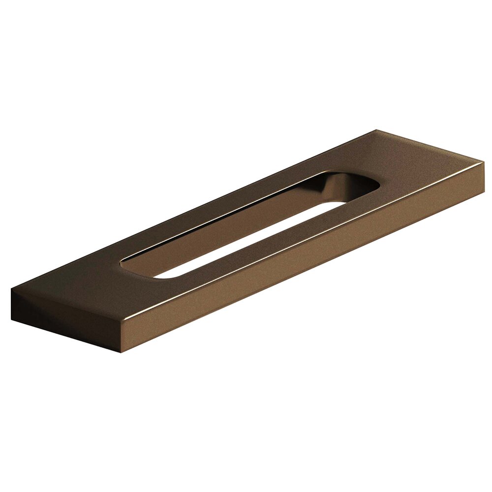4" Centers Centered Relief Pull in Unlacquered Oil Rubbed Bronze