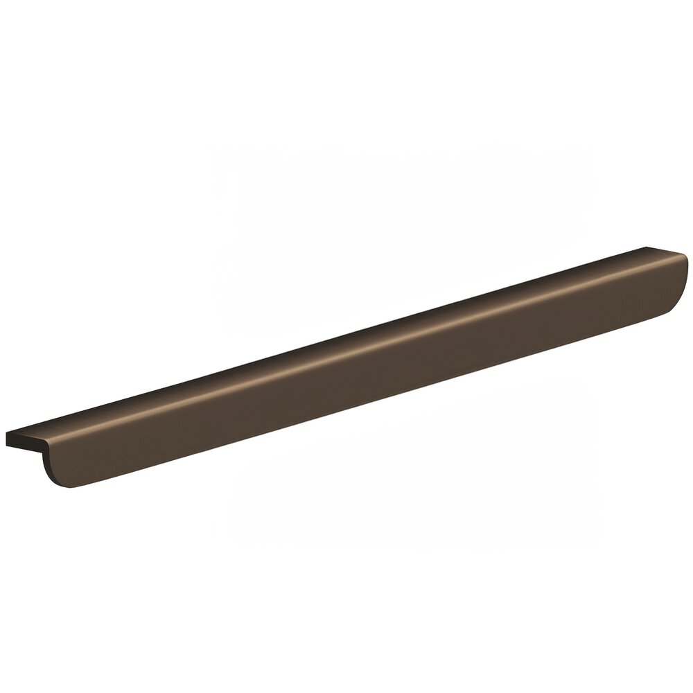 16" Centers 18" Overall L-Shaped Edge Pull With Rounded Ends In Heritage Bronze