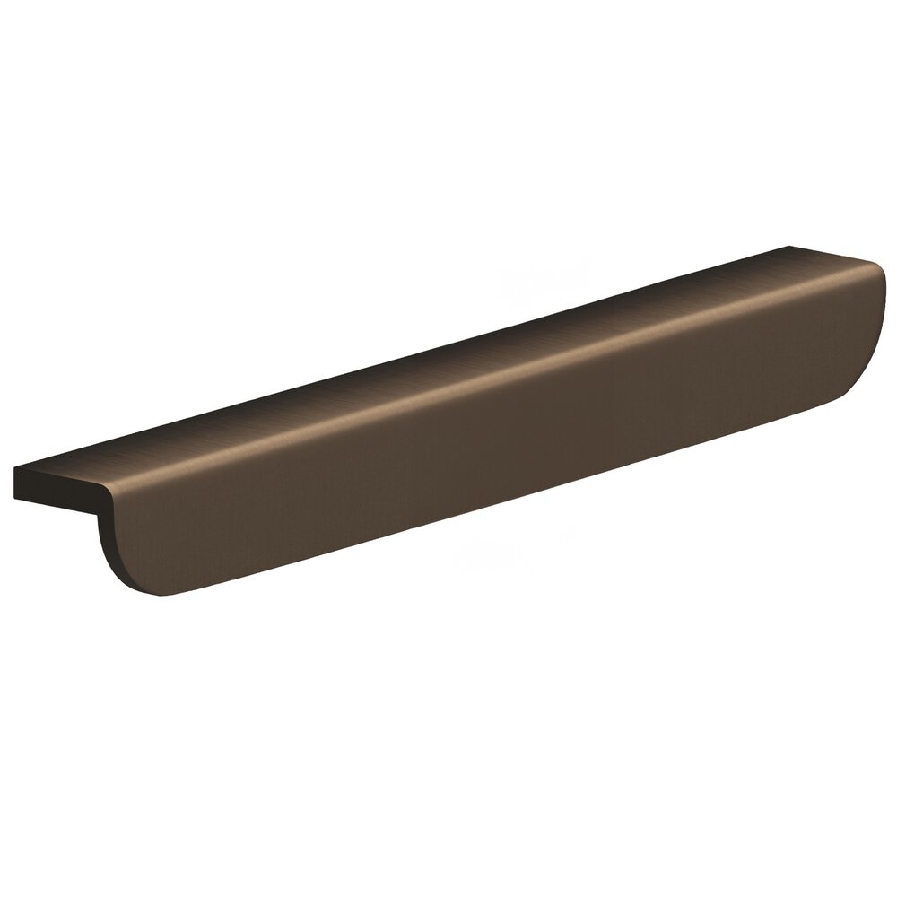 8" Centers 10" Overall L-Shaped Edge Pull With Rounded Ends In Heritage Bronze