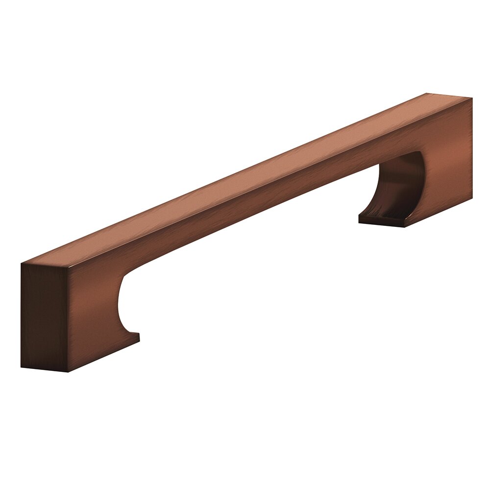 6" Centers Cabinet Pull Hand Finished in Matte Antique Copper