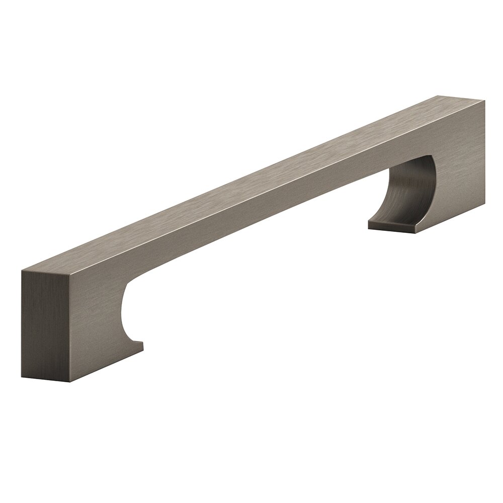 6" Centers Cabinet Pull Hand Finished in Matte Pewter