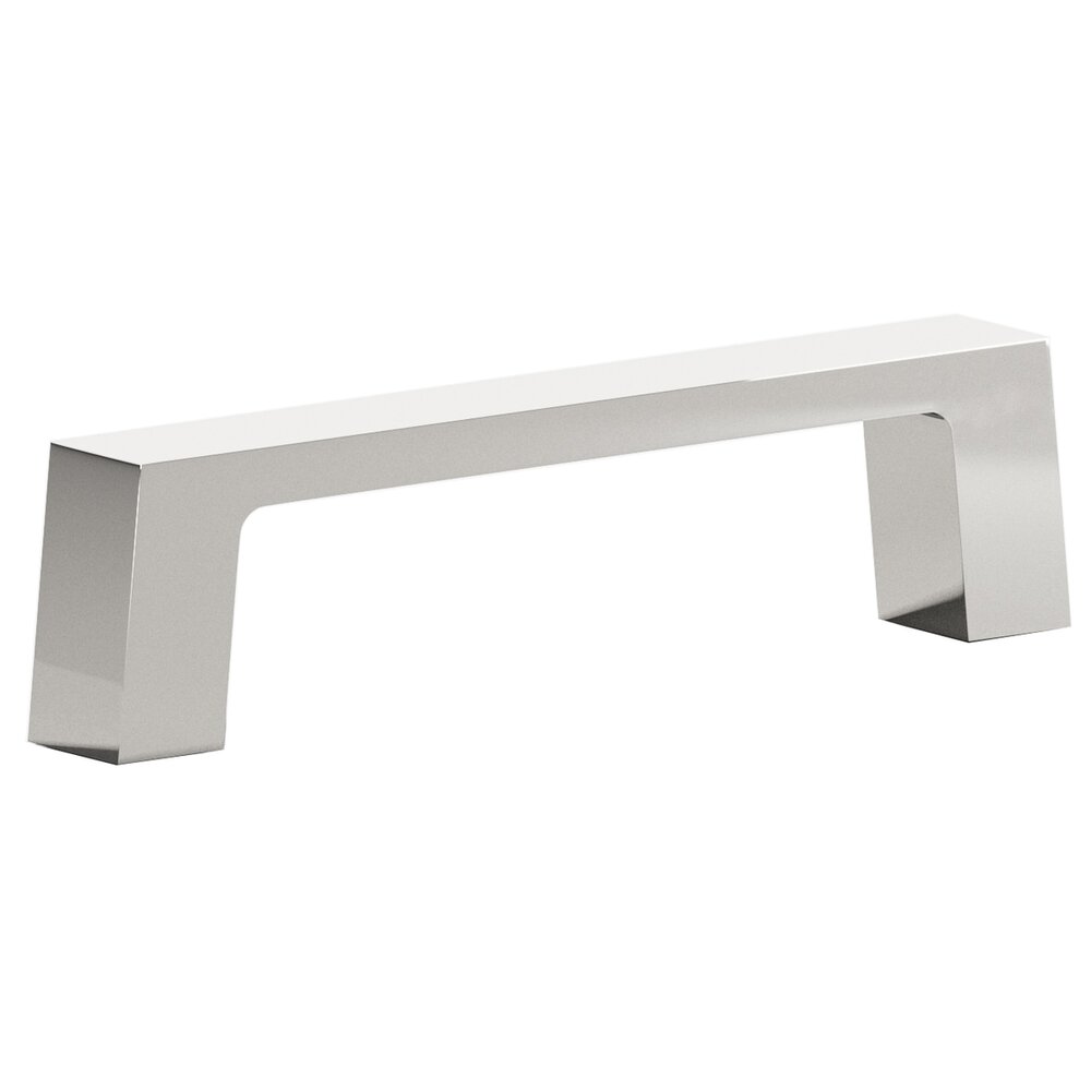 3" Centers Rectangular Pull in Polished Nickel