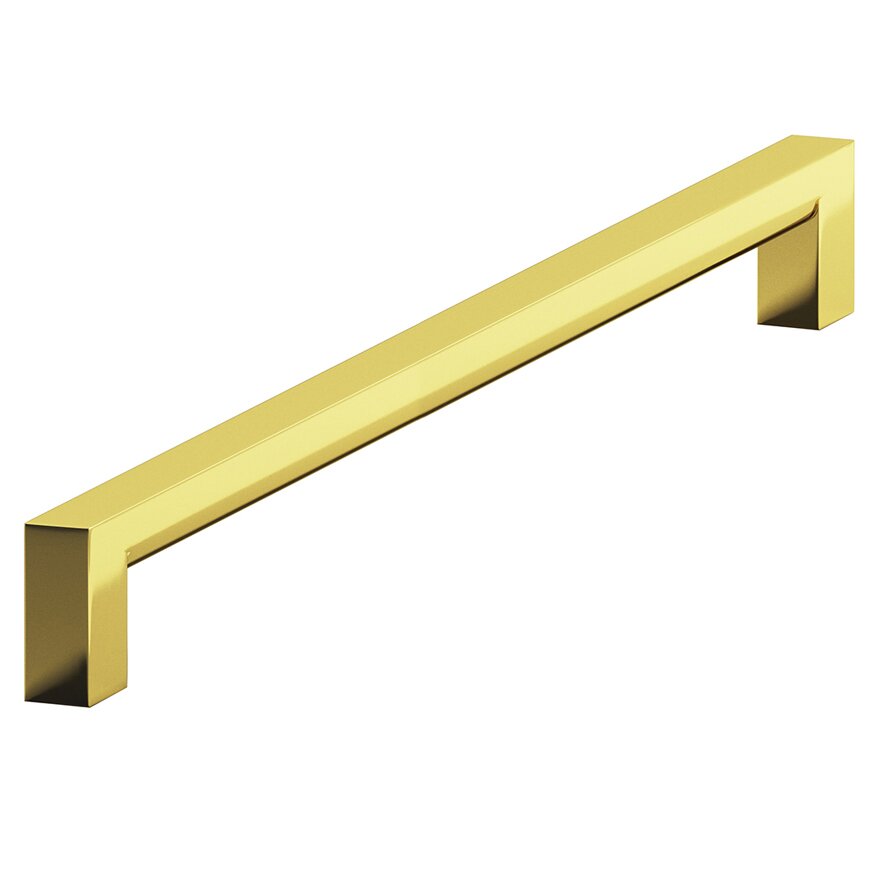 10" Centers Cabinet Pull Hand Finished in French Gold