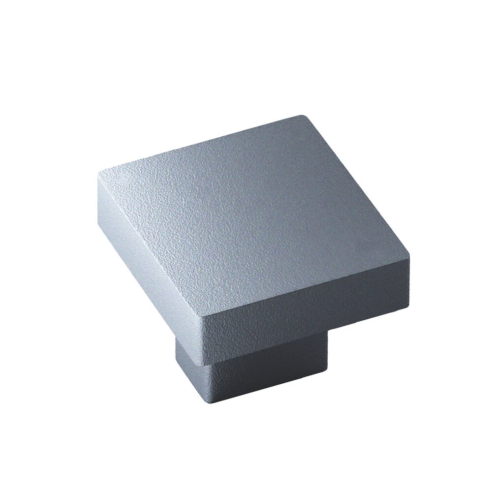 1.5" Square Cabinet Knob With Rectangular Post In Frost Chrome™