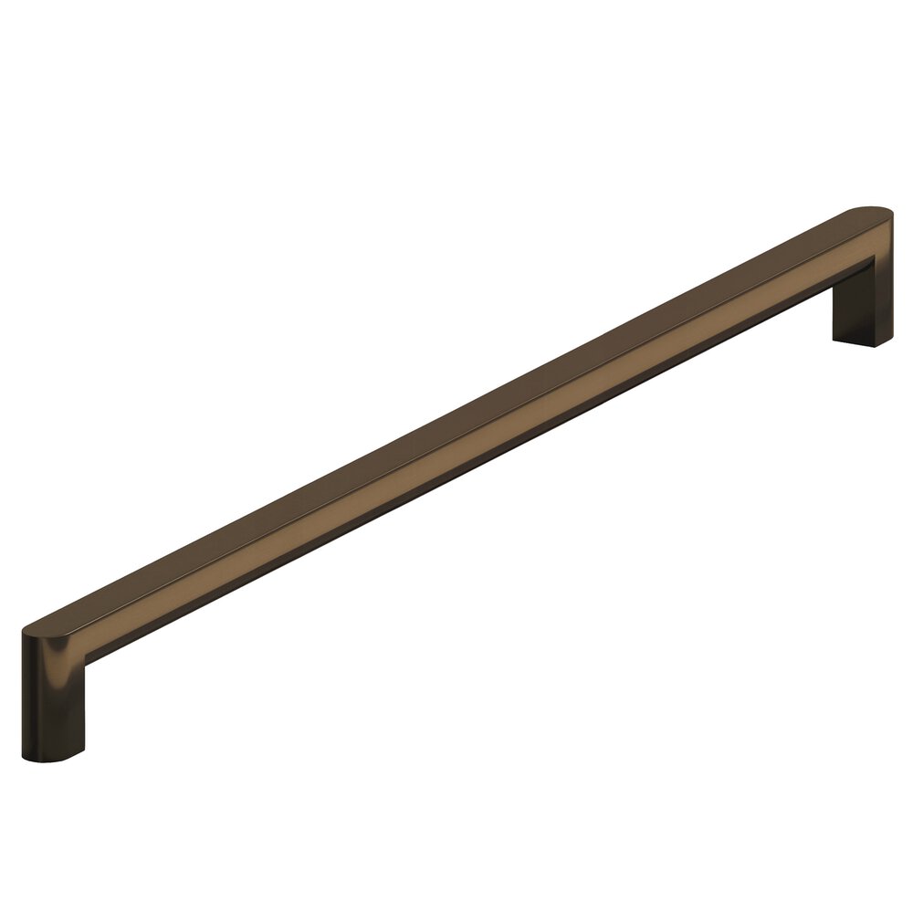 18" Centers Square Appliance/Oversized Pull With Rounded Back And Ends In Oil Rubbed Bronze