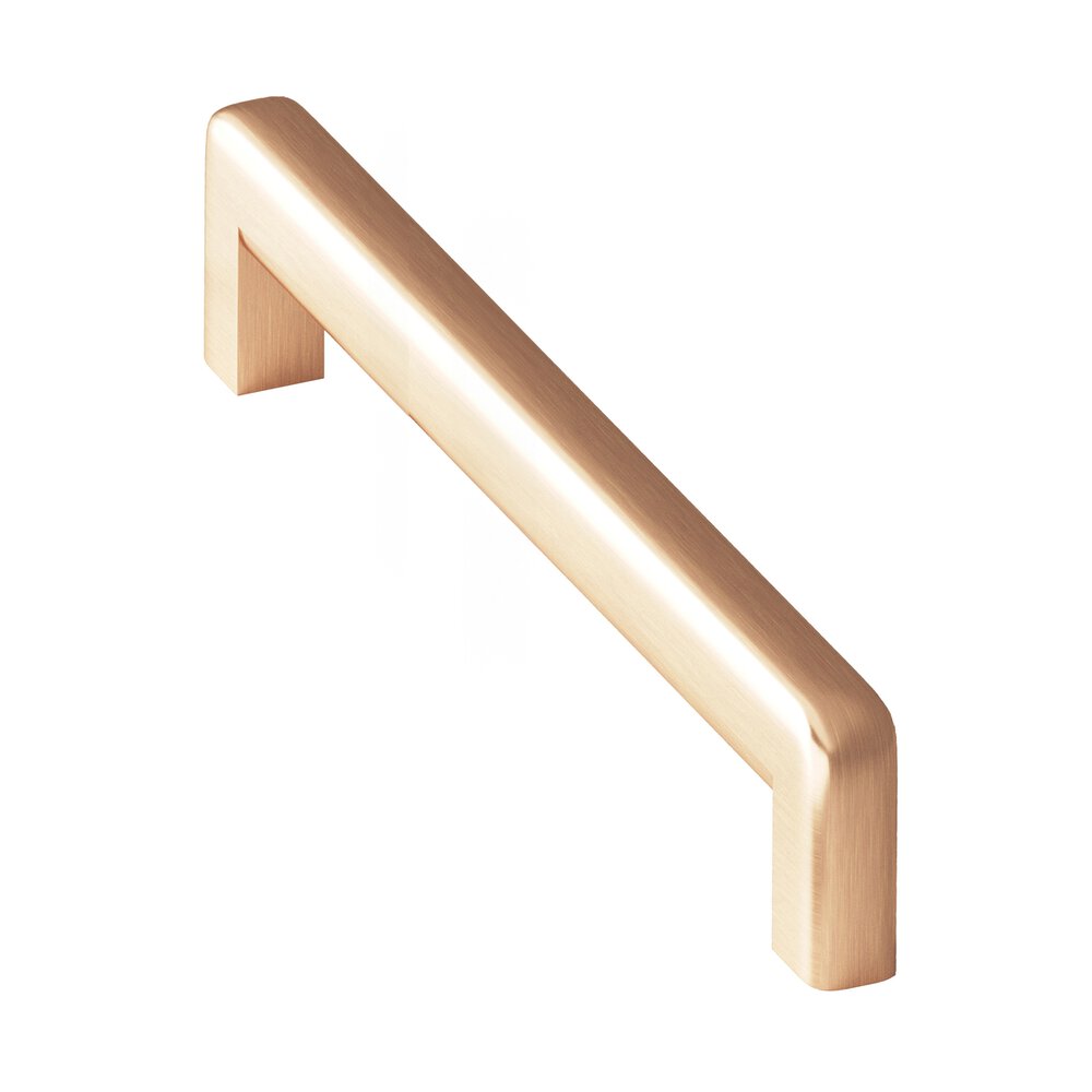 8" Centers Square Appliance/Oversized Pull With Rounded Back And Radiused Edges In Satin Bronze