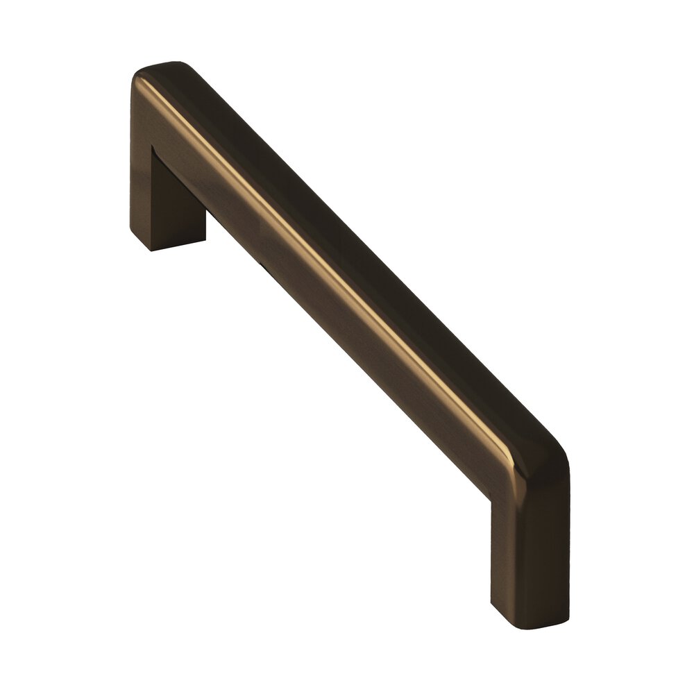 8" Centers Square Appliance/Oversized Pull With Rounded Back And Radiused Edges In Unlacquered Oil Rubbed Bronze