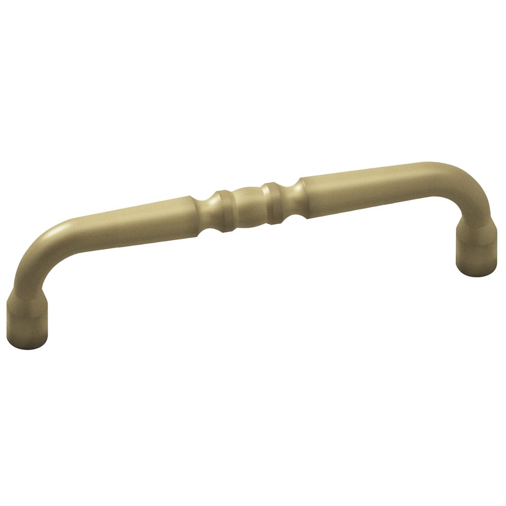 6" Centers Scroll Pull in Matte Antique Brass