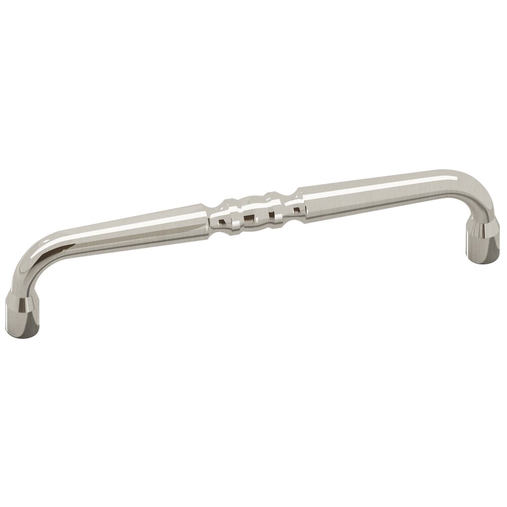 10" Centers Scroll Appliance/Oversized Pull in Nickel Stainless