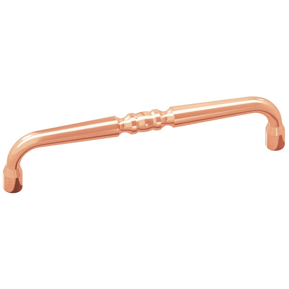 10" Centers Scroll Appliance/Oversized Pull in Satin Copper