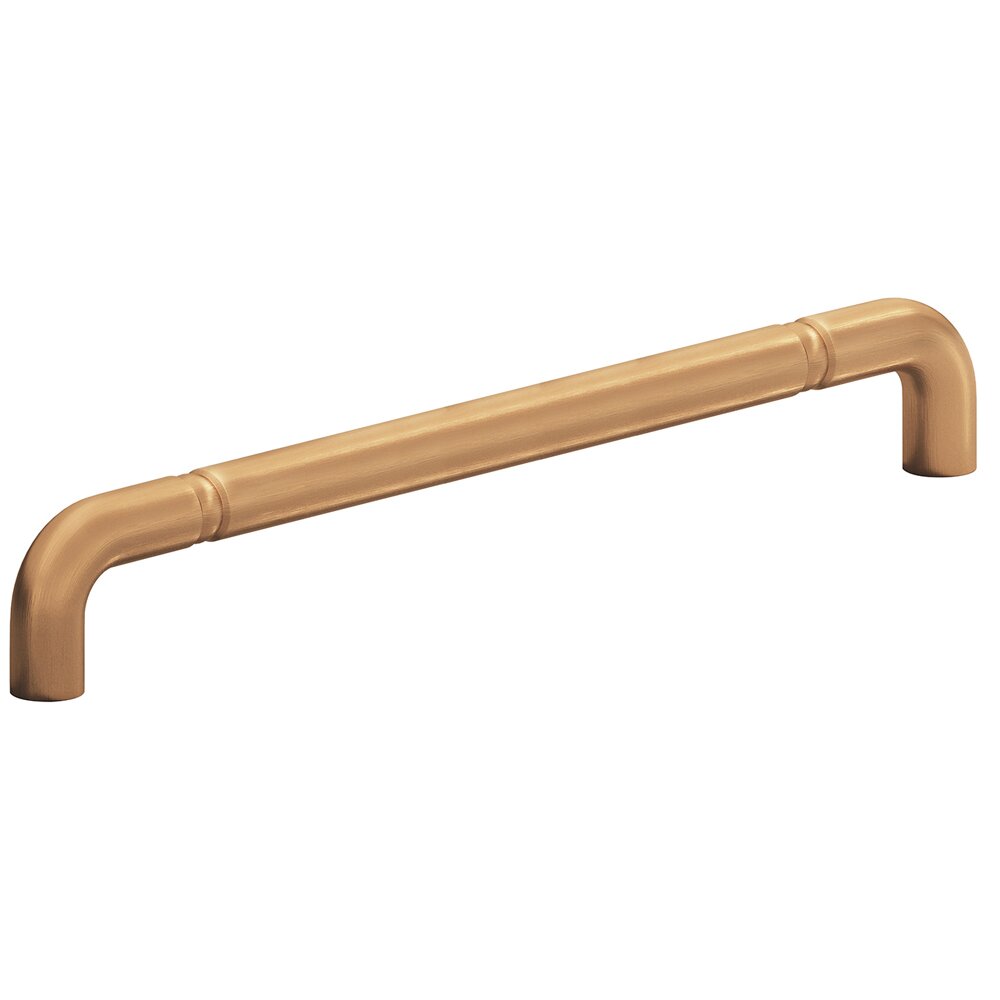 12" Centers Beaded Low Clearance Appliance Pull in Matte Satin Bronze