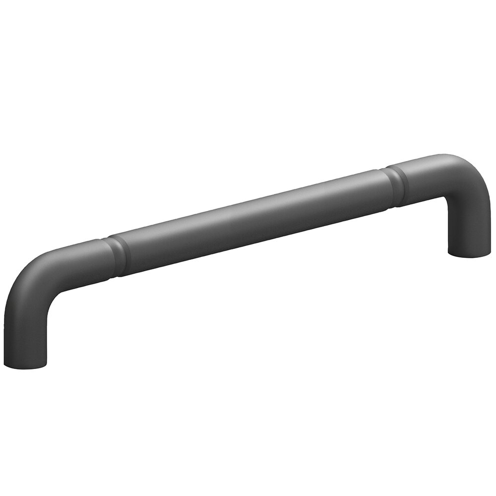 8" Centers Beaded Low Clearance Appliance Pull in Matte Graphite