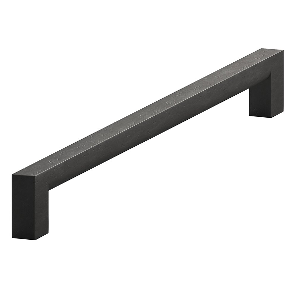 8" Centers Rectangular Appliance Pull in Distressed Black