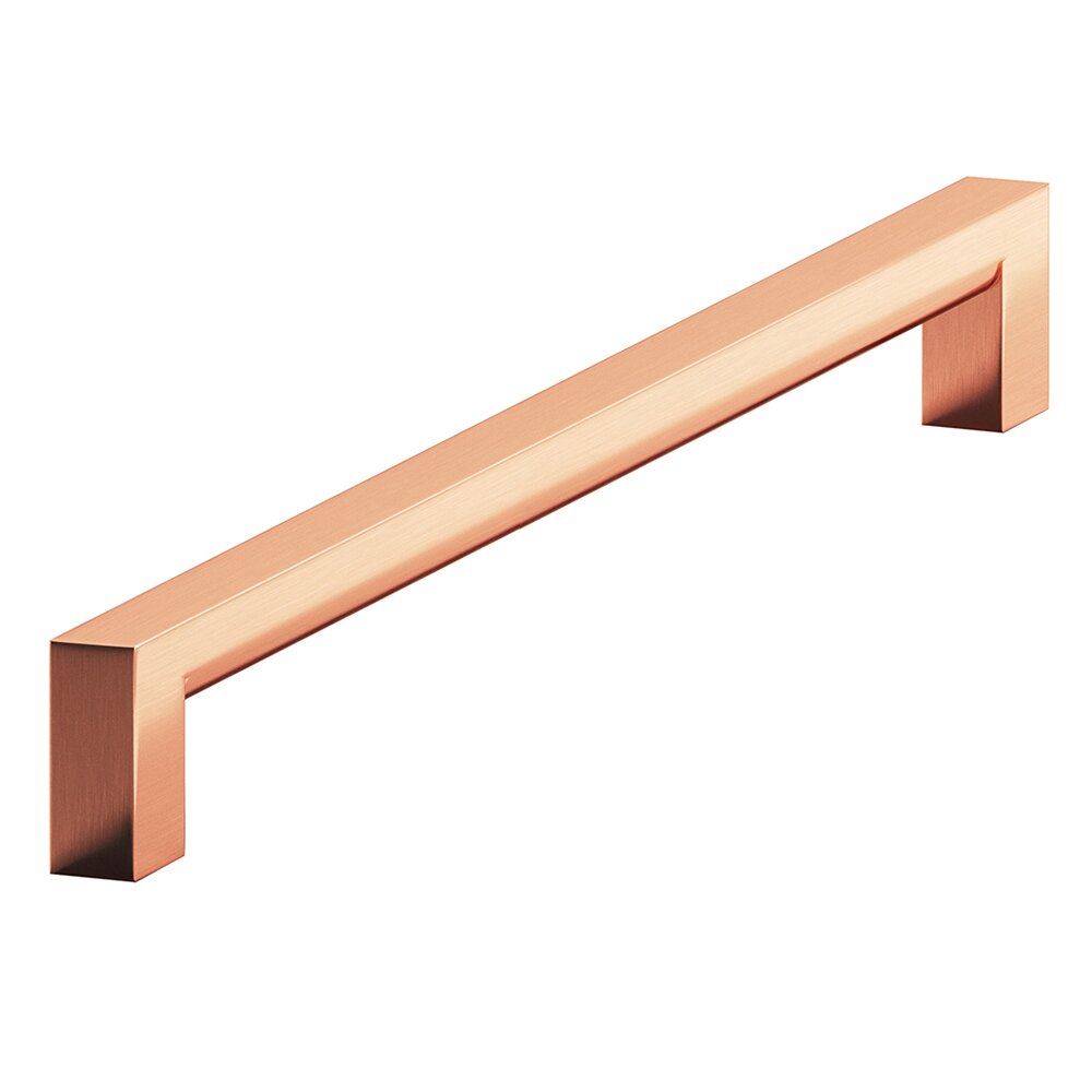 8" Centers Rectangular Appliance Pull in Satin Copper