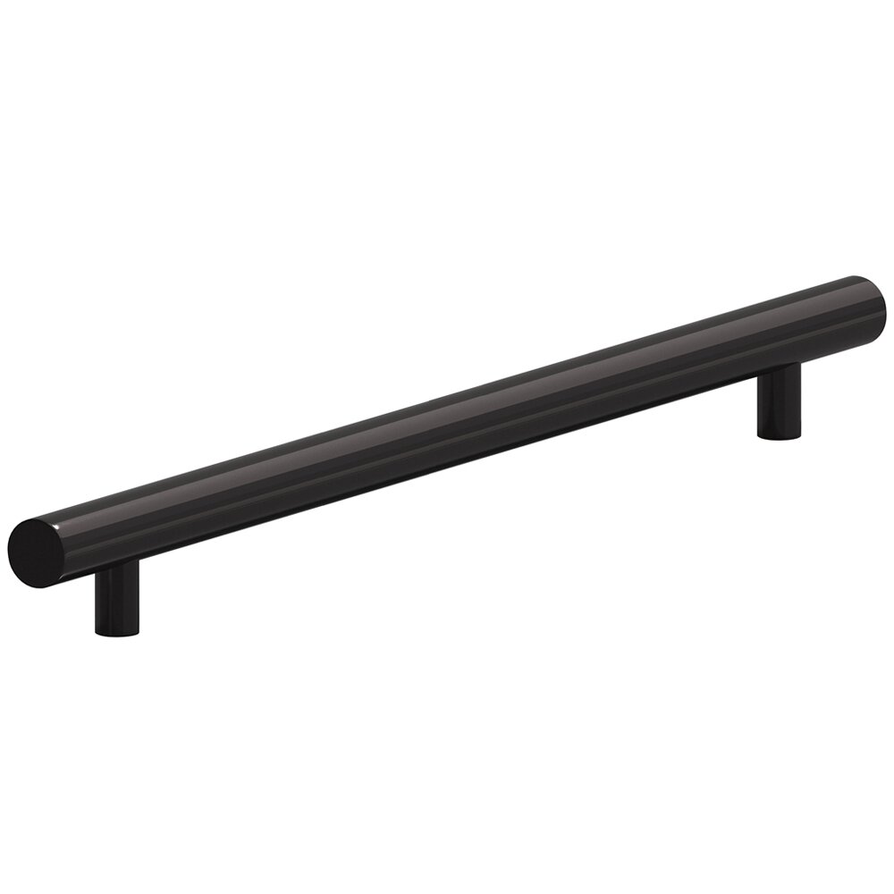 18" Centers Low Clearance European Bar Pull in Satin Black