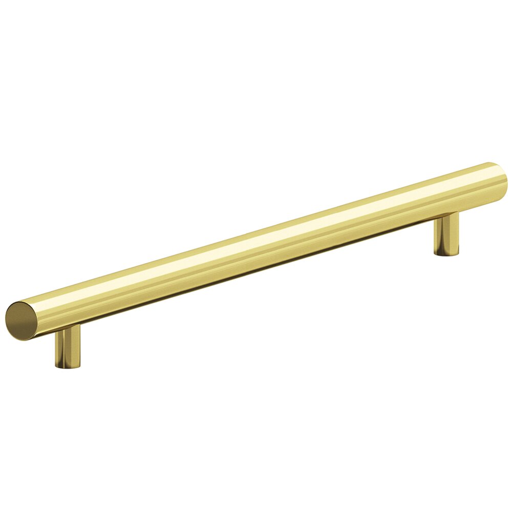 18" Centers Low Clearance Appliance/Oversized Pull in Polished Brass Unlacquered