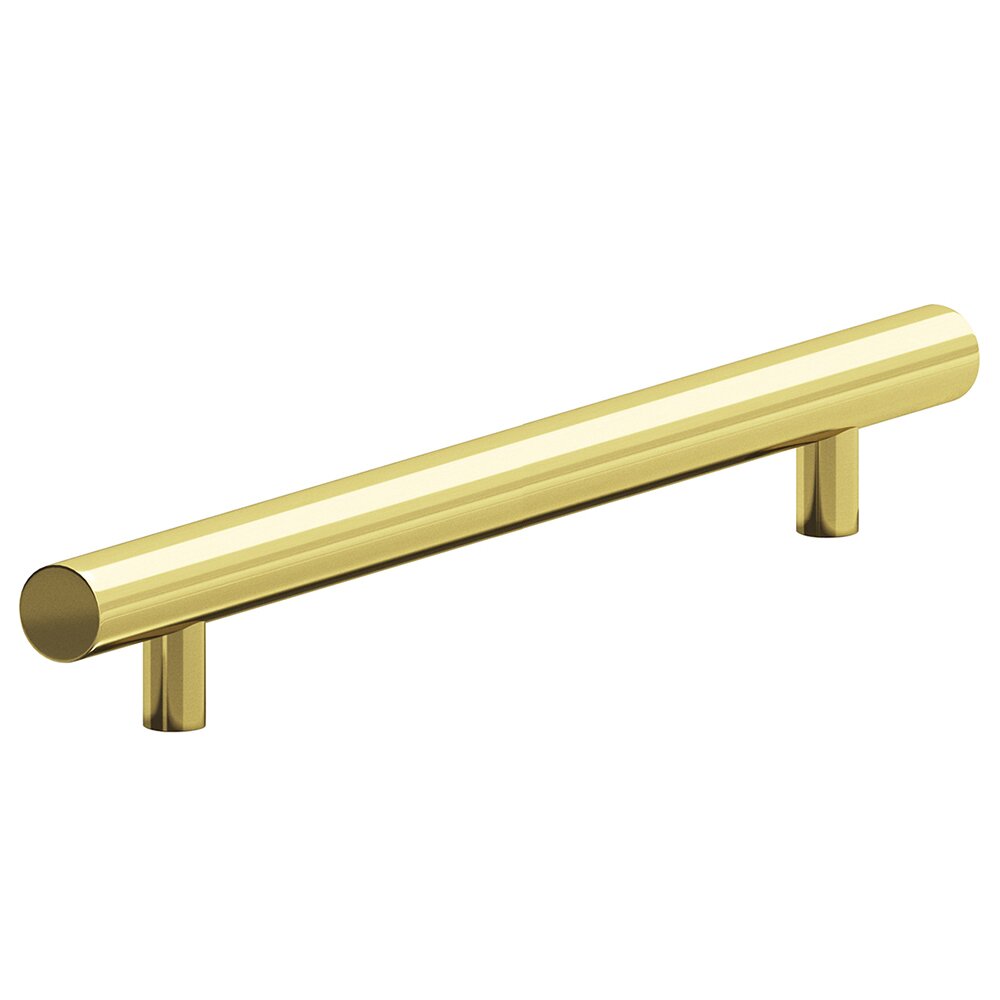 8" Centers Low Clearance Appliance/Oversized Pull in Polished Brass Unlacquered