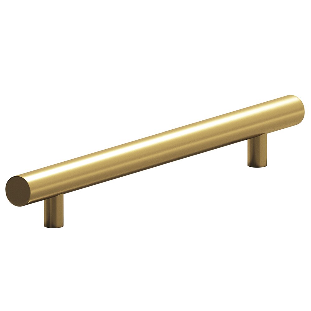8" Centers Low Clearance Appliance/Oversized Pull in Unlacquered Satin Brass