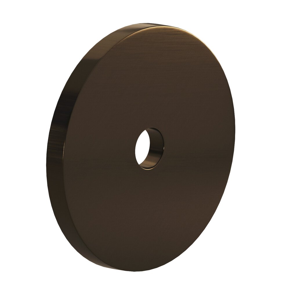 1.75" Diameter Round Backplate In Oil Rubbed Bronze