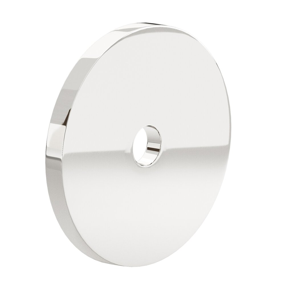 1.75" Diameter Round Backplate In Polished Nickel