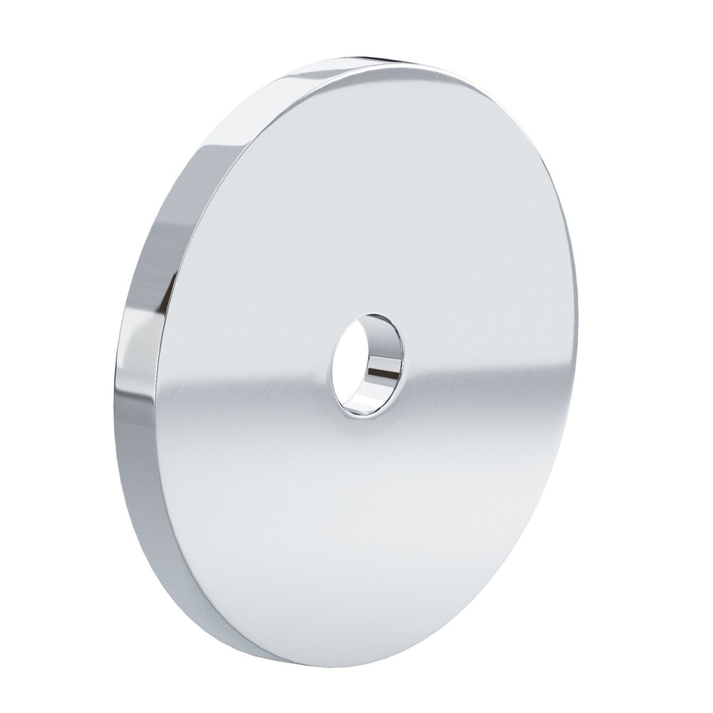 1.75" Diameter Round Backplate In Polished Chrome