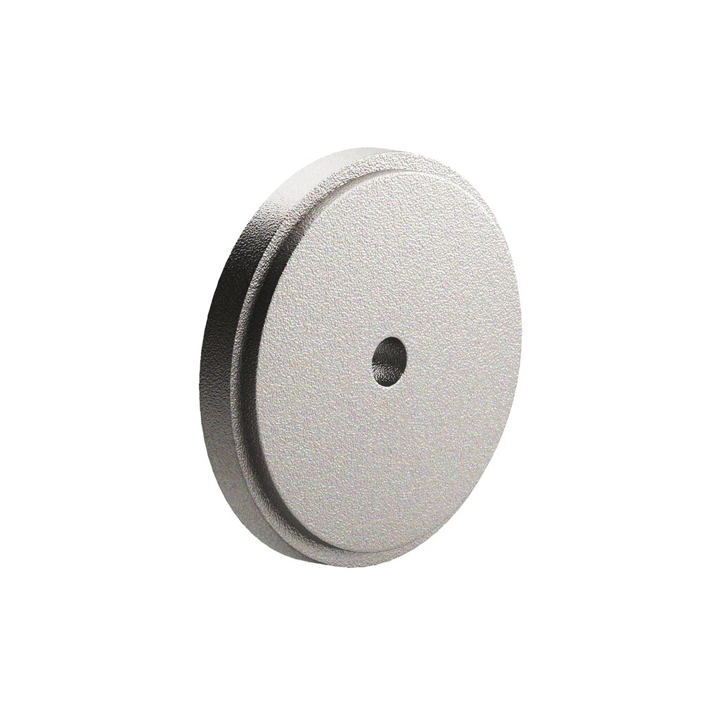 1.25" Diameter Round Stepped Backplate In Frost Nickel™