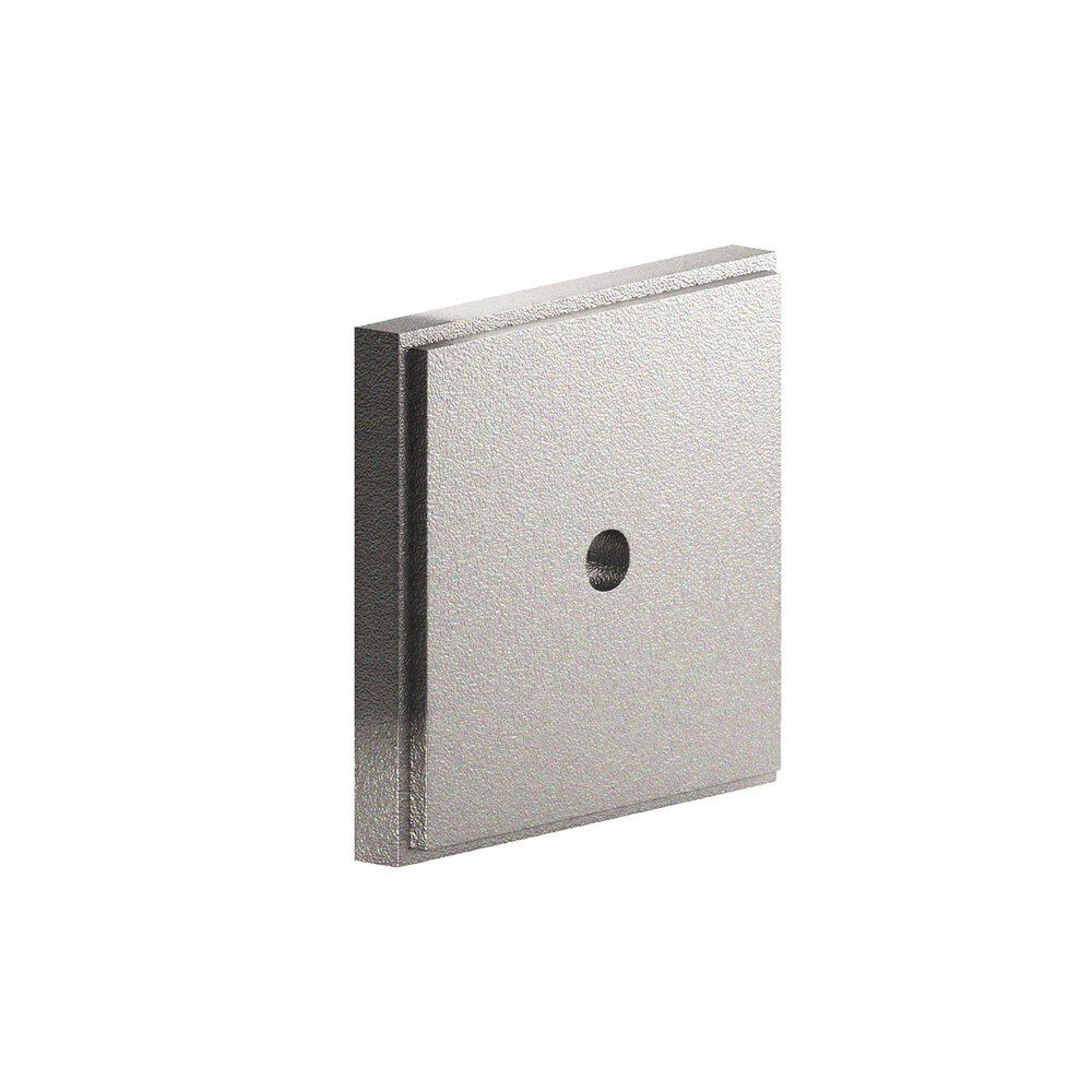 1" Square Stepped Backplate In Frost Nickel™