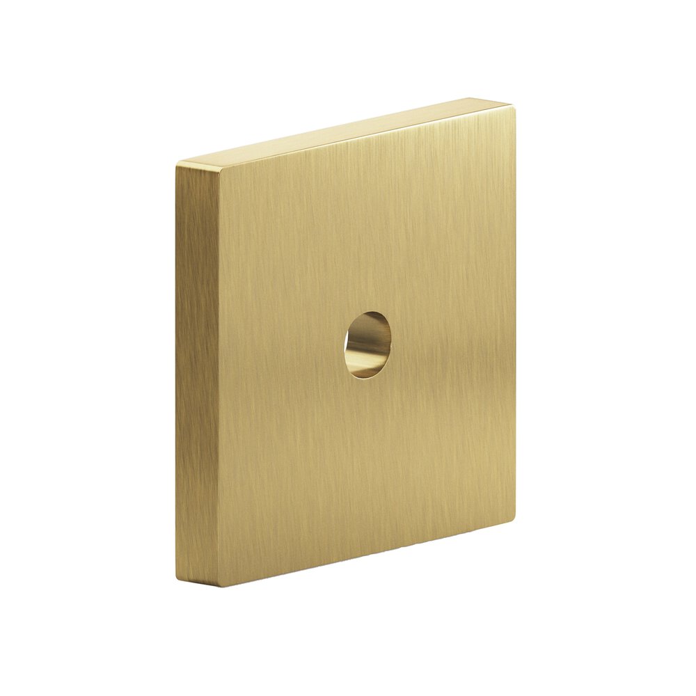 1.5" Square Backplate In Antique Brass