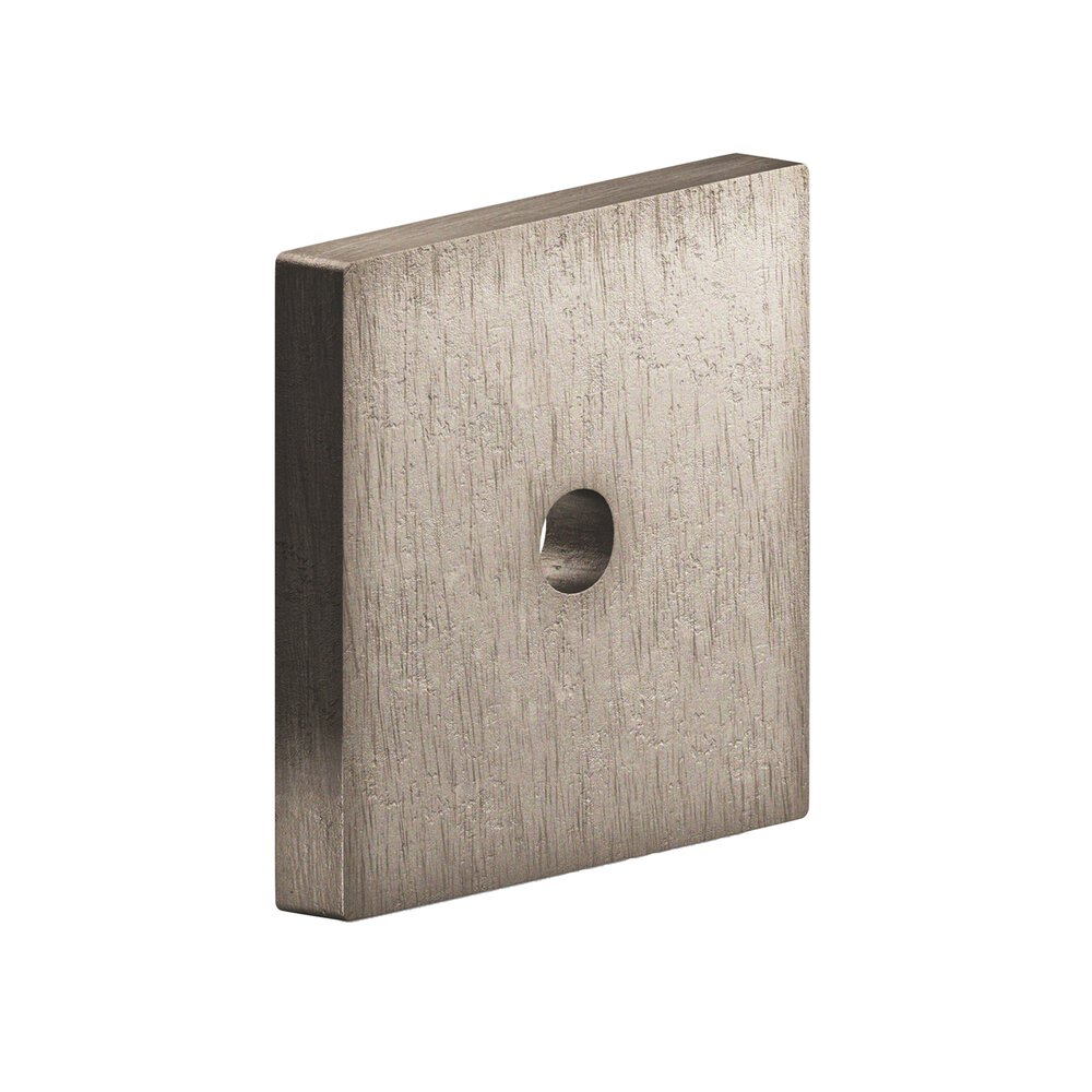 1.5" Square Backplate In Distressed Pewter