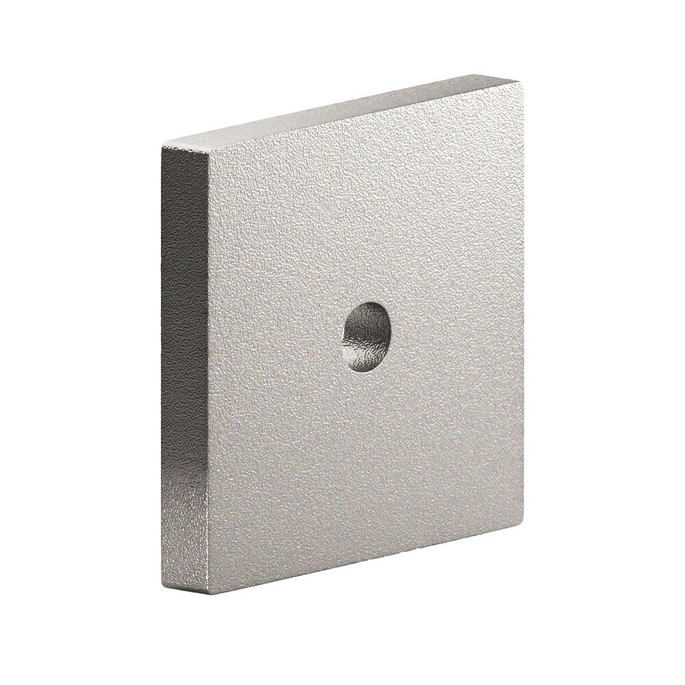 1.75" Square Backplate In Frost Nickel™