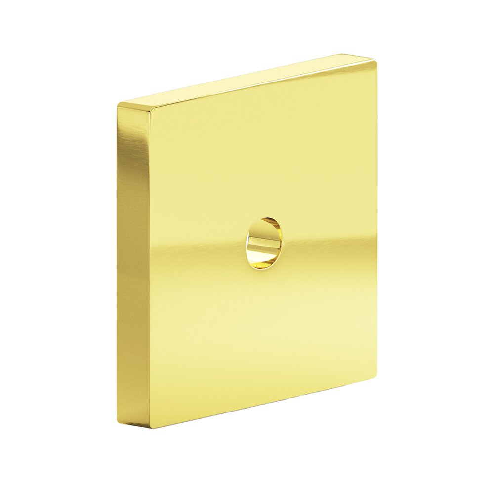 1.75" Square Backplate In French Gold