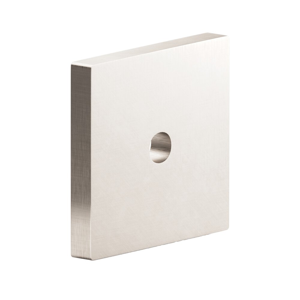 1.75" Square Backplate In Matte Satin Nickel