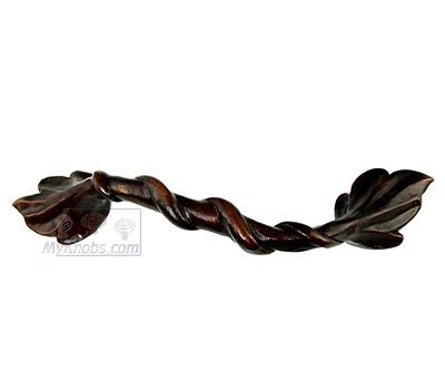 5" Centers Leaf and Vine Pull in Byzantine Bronze