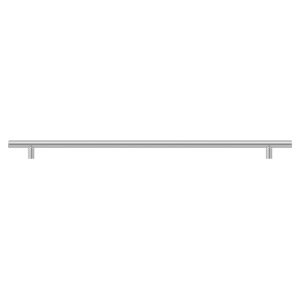 Stainless Steel 16 3/8" Centers European Bar Pull in Brushed Stainless Steel