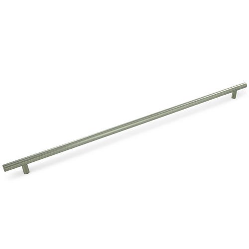 Stainless Steel 18 15/16" Centers European Bar Pull in Brushed Stainless Steel